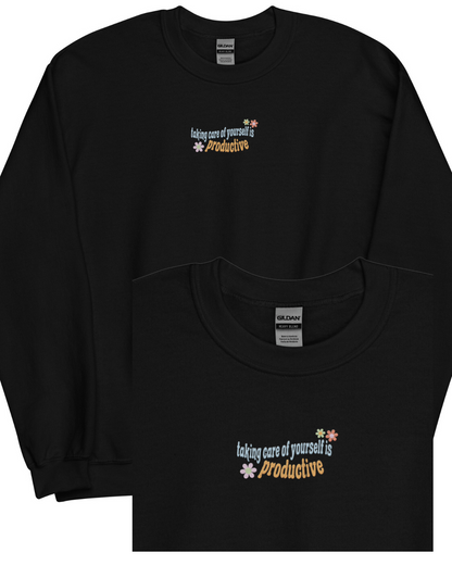 Taking Care Crew Neck Sweatshirt