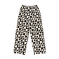 Black & Tan Flower Wide Leg Pants