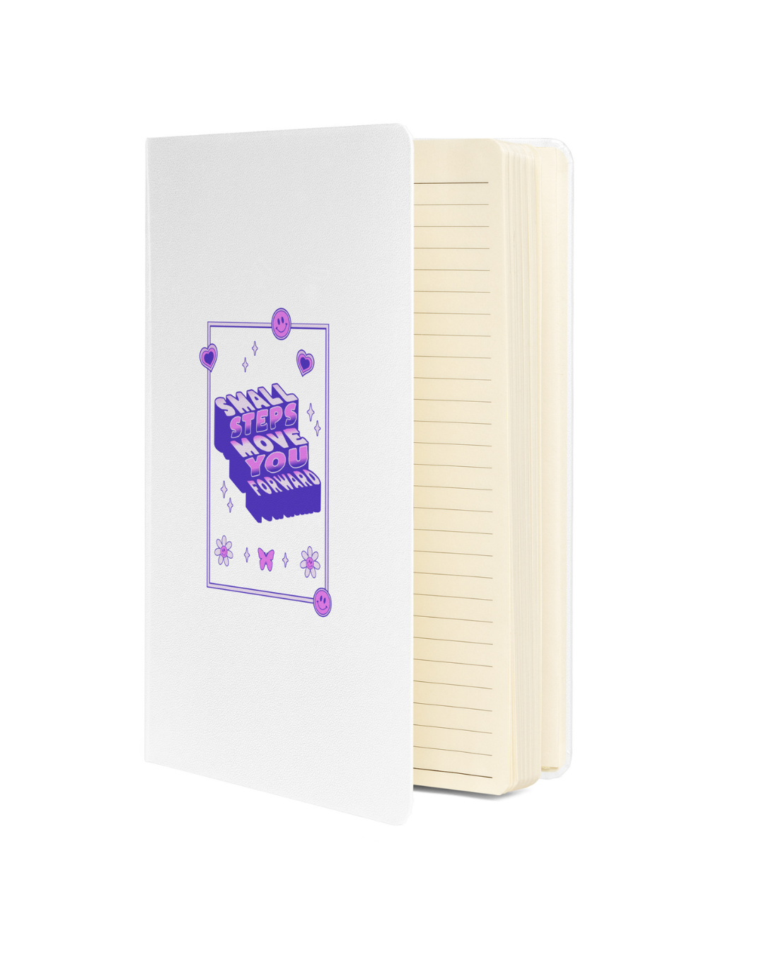 Small Steps Hardcover Notebook