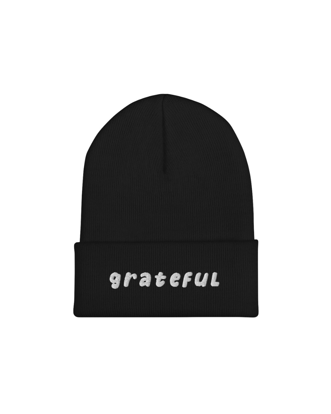 Grateful Embroidered Beanie