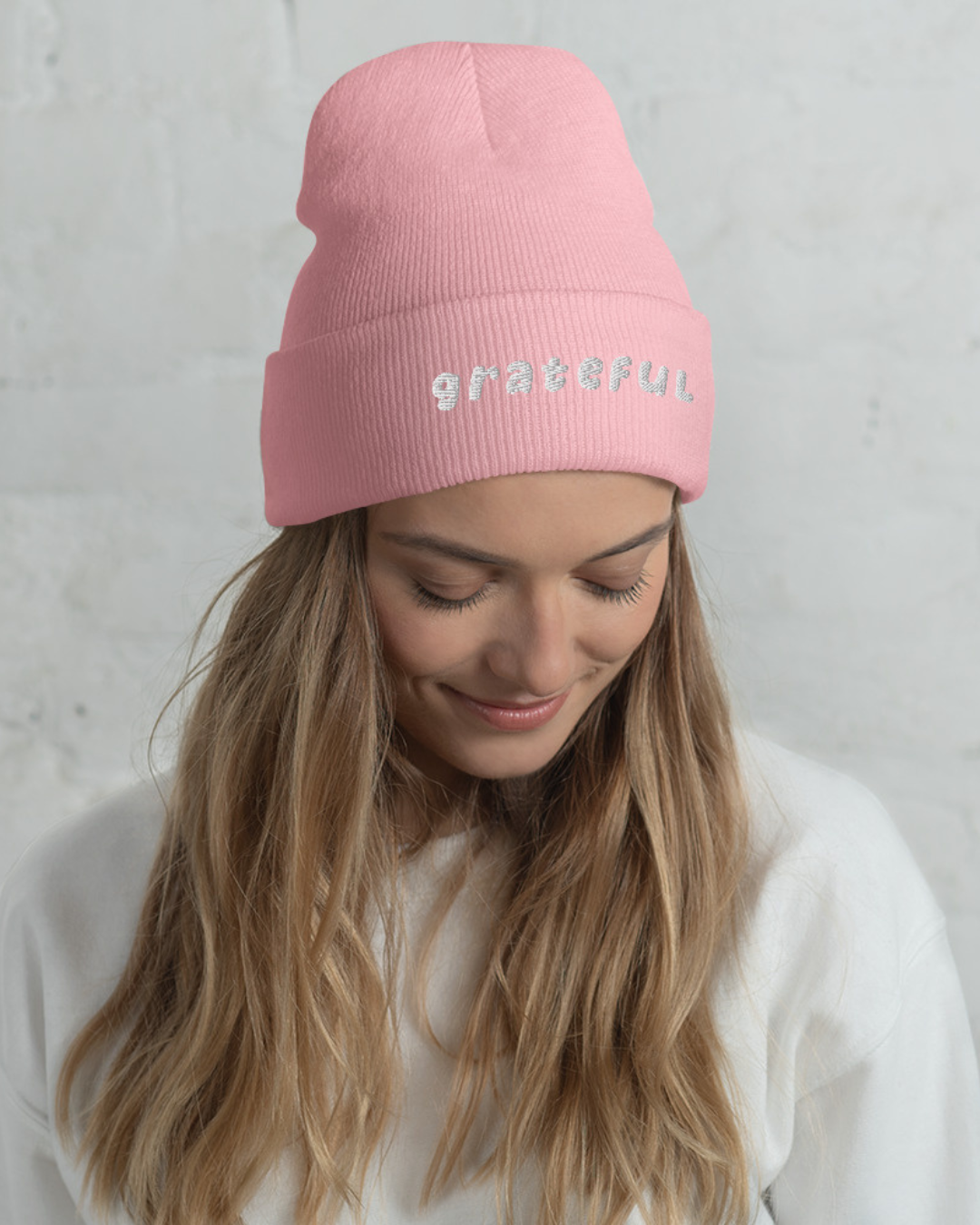 Grateful Embroidered Beanie