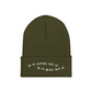 Comes & Goes Embroidered Beanie