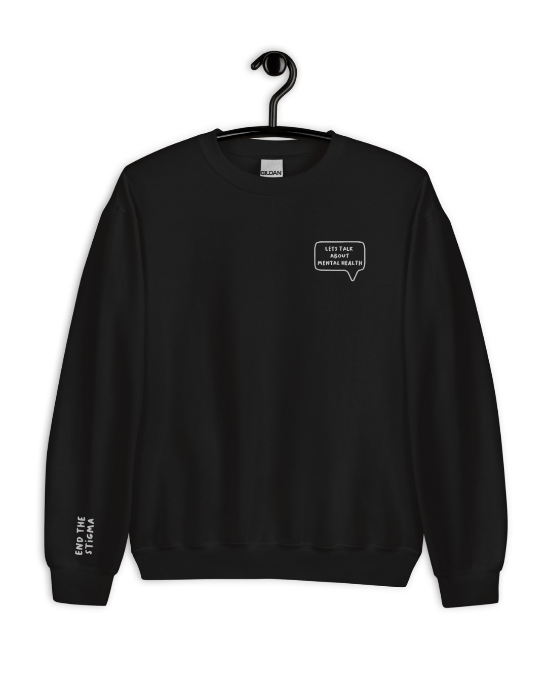 Talk about Mental Health Crew Neck Sweatshirt