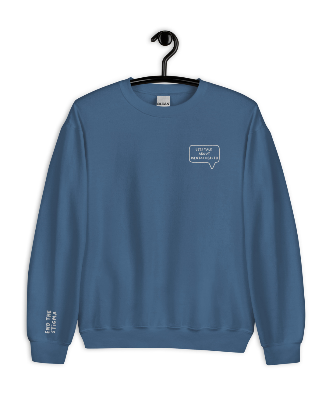 Talk about Mental Health Crew Neck Sweatshirt