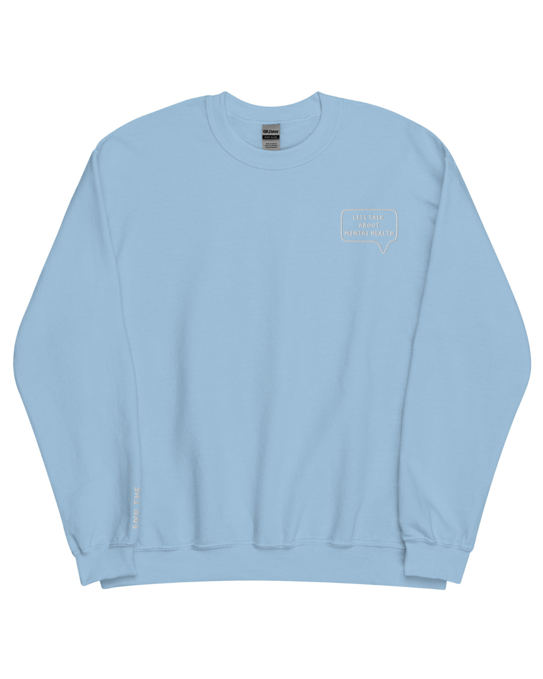 Talk about Mental Health Crew Neck Sweatshirt