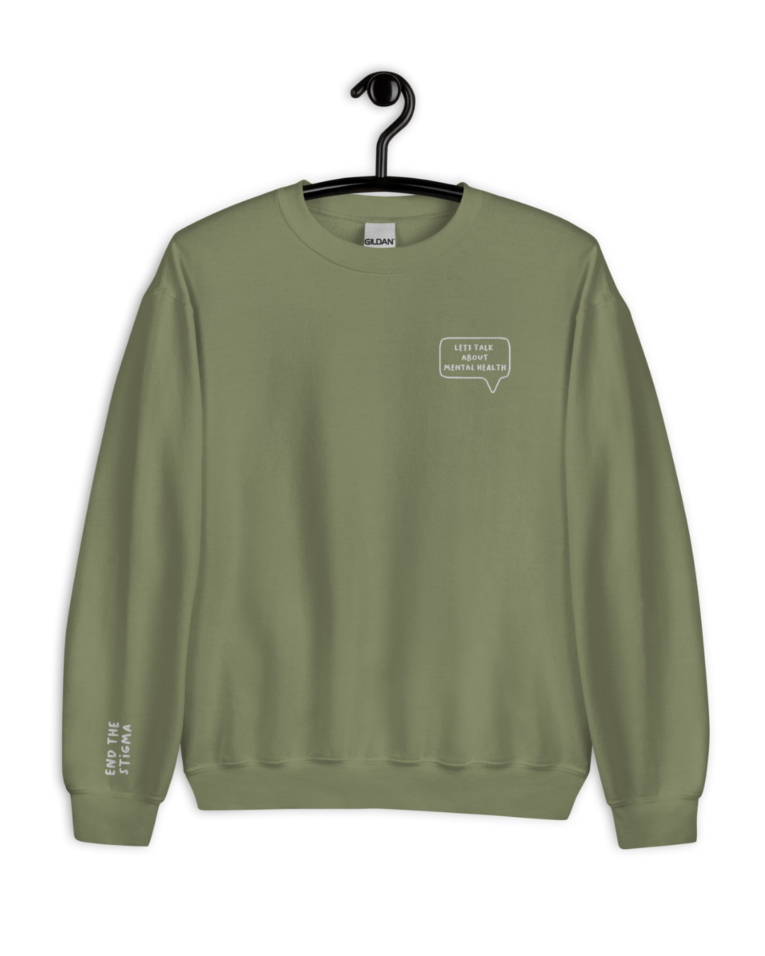 Talk about Mental Health Crew Neck Sweatshirt