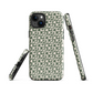 Green Checker Daisy iPhone Case