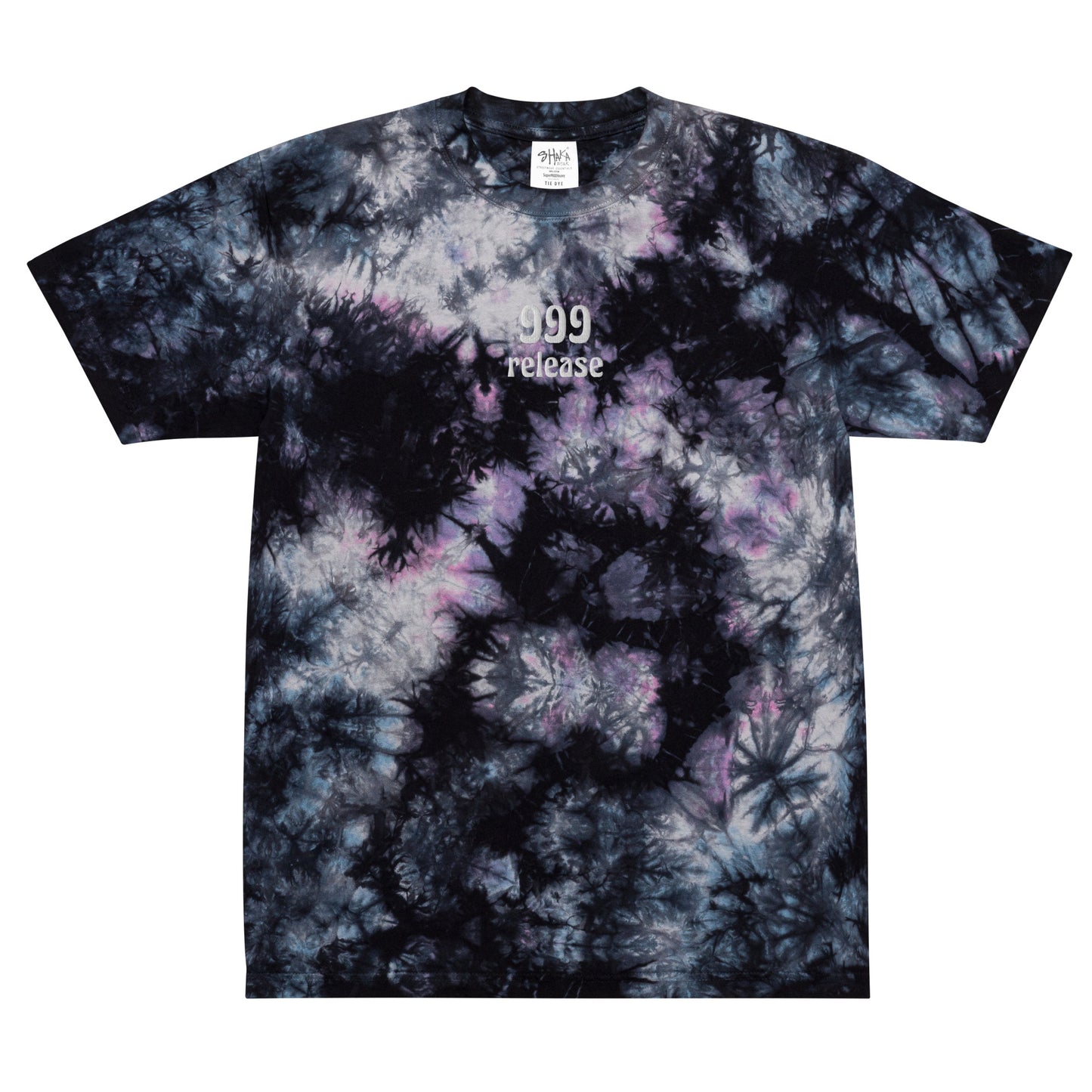 Angel Number Oversized T-Shirt Berry Tie-dye