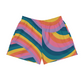 Retro Rainbow Women's Recycled Shorts