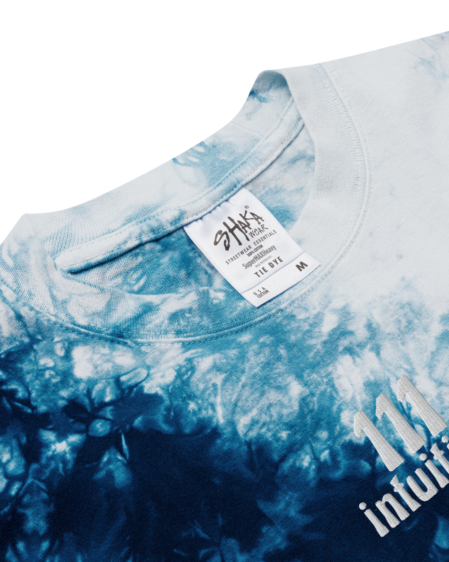 Angel Number Oversized T-Shirt Glacier Tie-dye