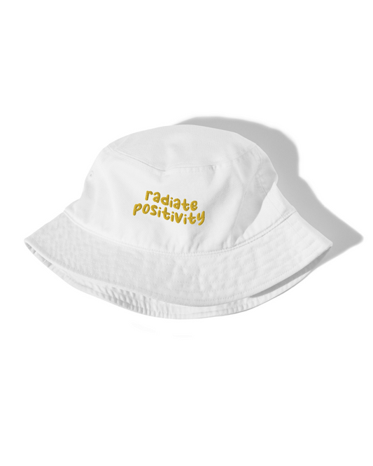 Radiate Positivity Organic Bucket Hat