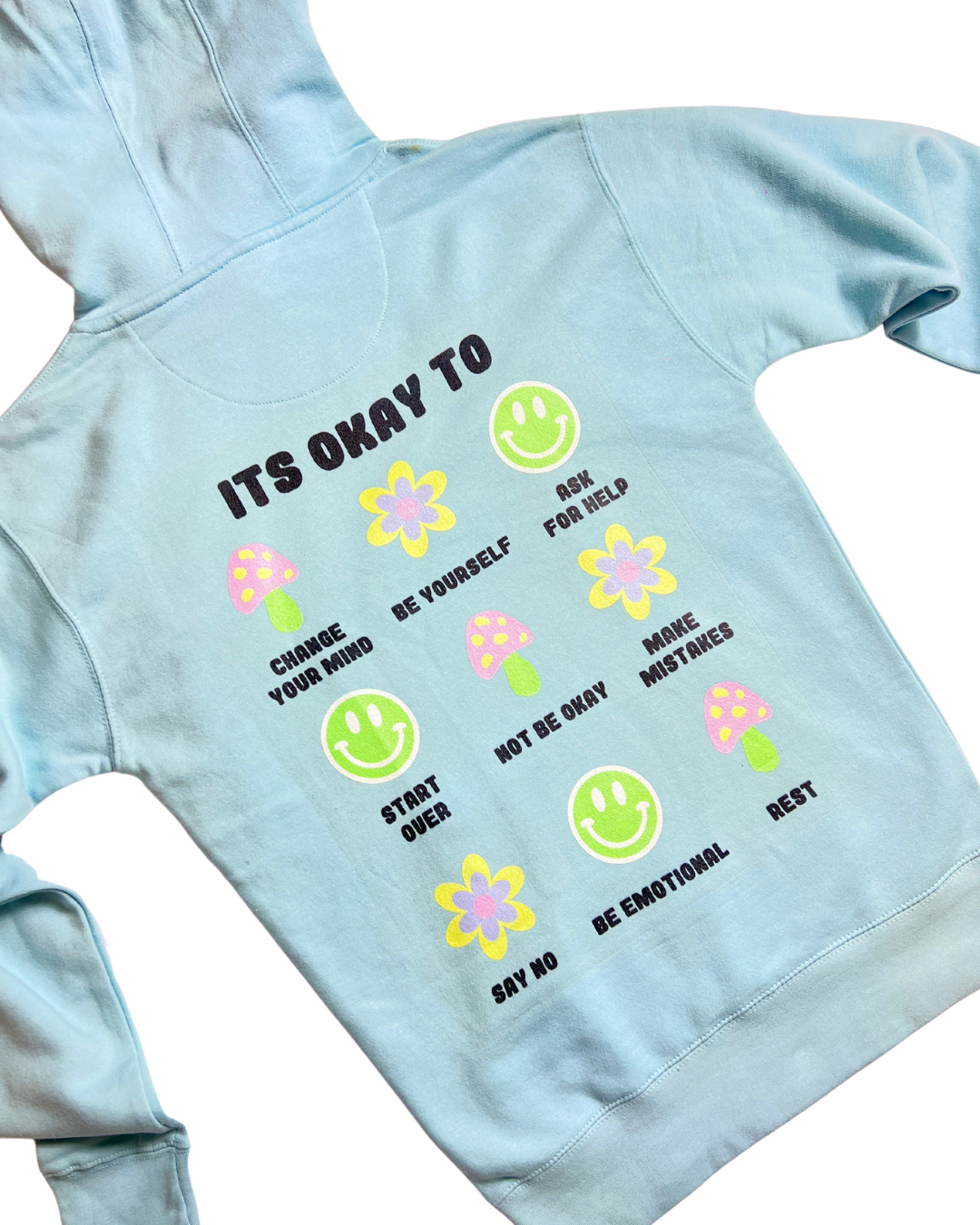 Aqua Its Ok Hoodie