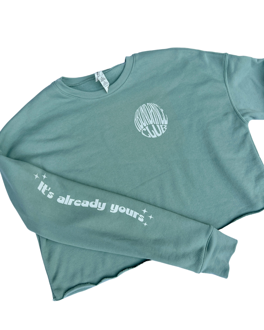 Abundance Club Cropped Sweatshirt