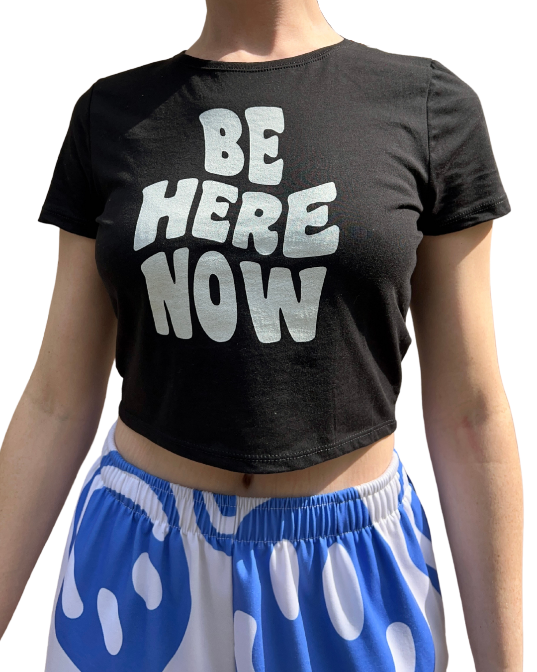 Be Here Now Crop Tee