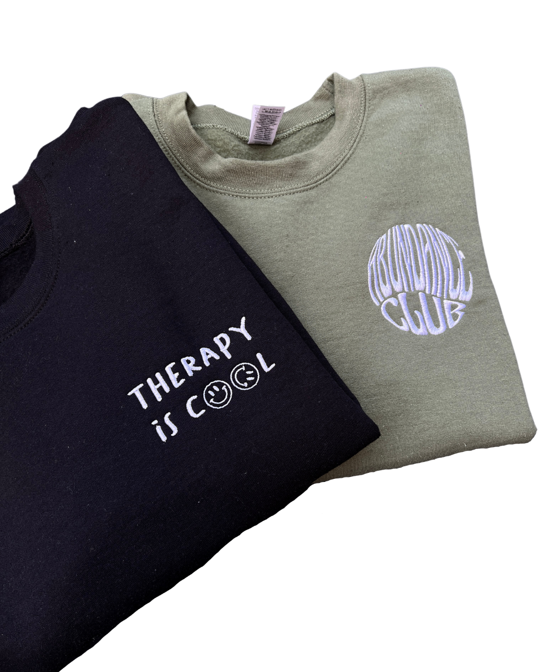 Therapy is Cool Crew Neck Sweatshirt