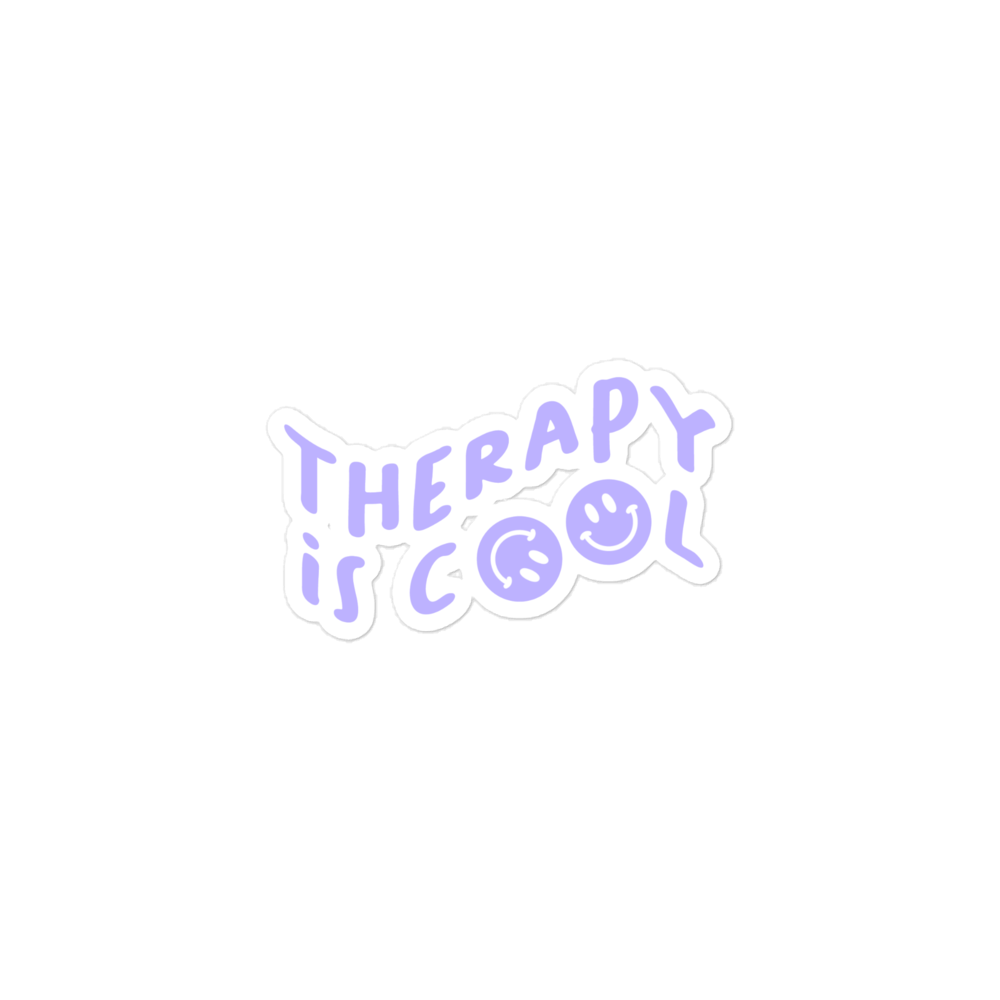 Therapy is Cool Sticker