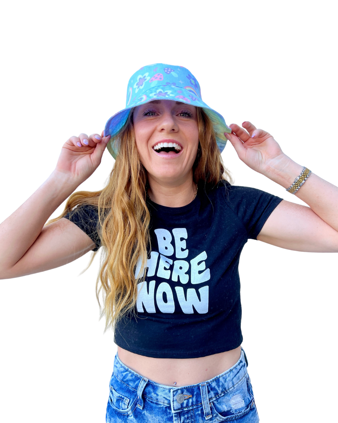 Be Here Now Crop Tee