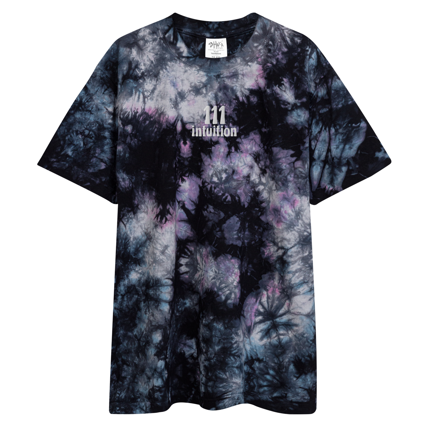 Angel Number Oversized T-Shirt Berry Tie-dye