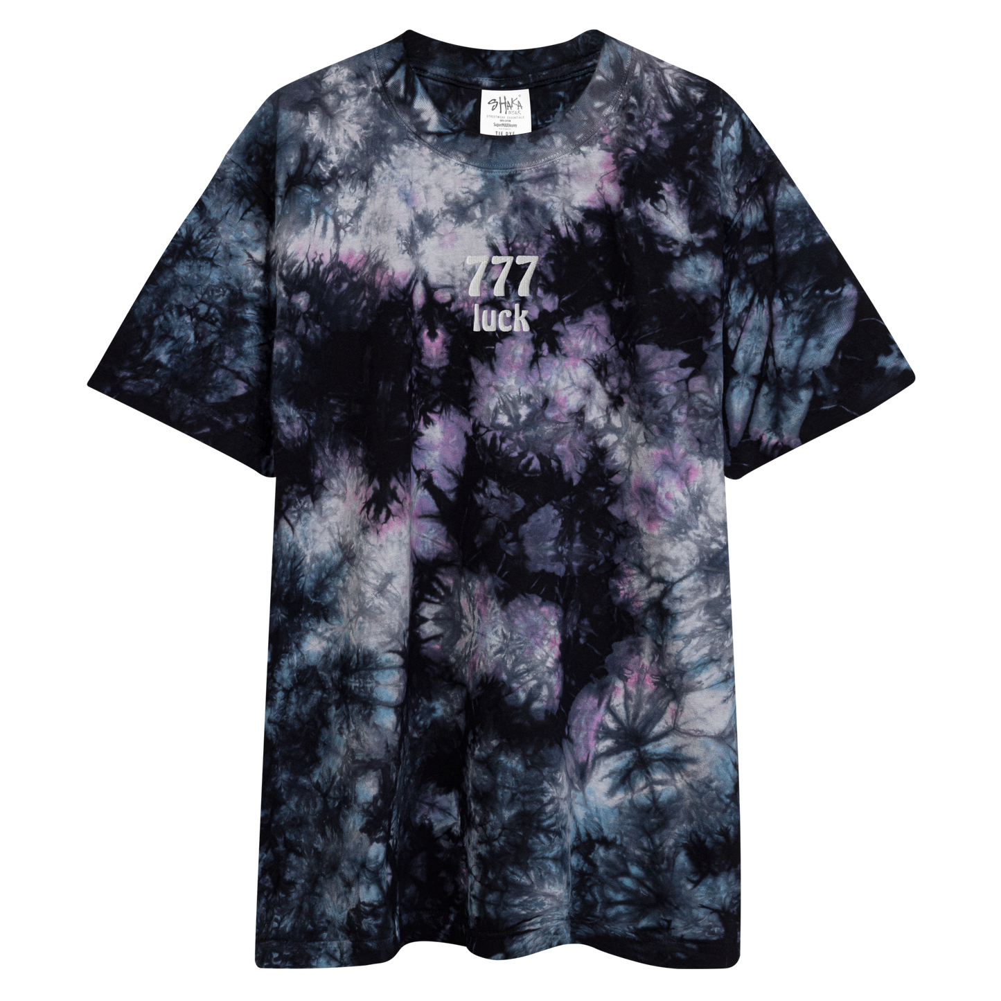 Angel Number Oversized T-Shirt Berry Tie-dye