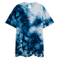 Angel Number Oversized T-Shirt Glacier Tie-dye