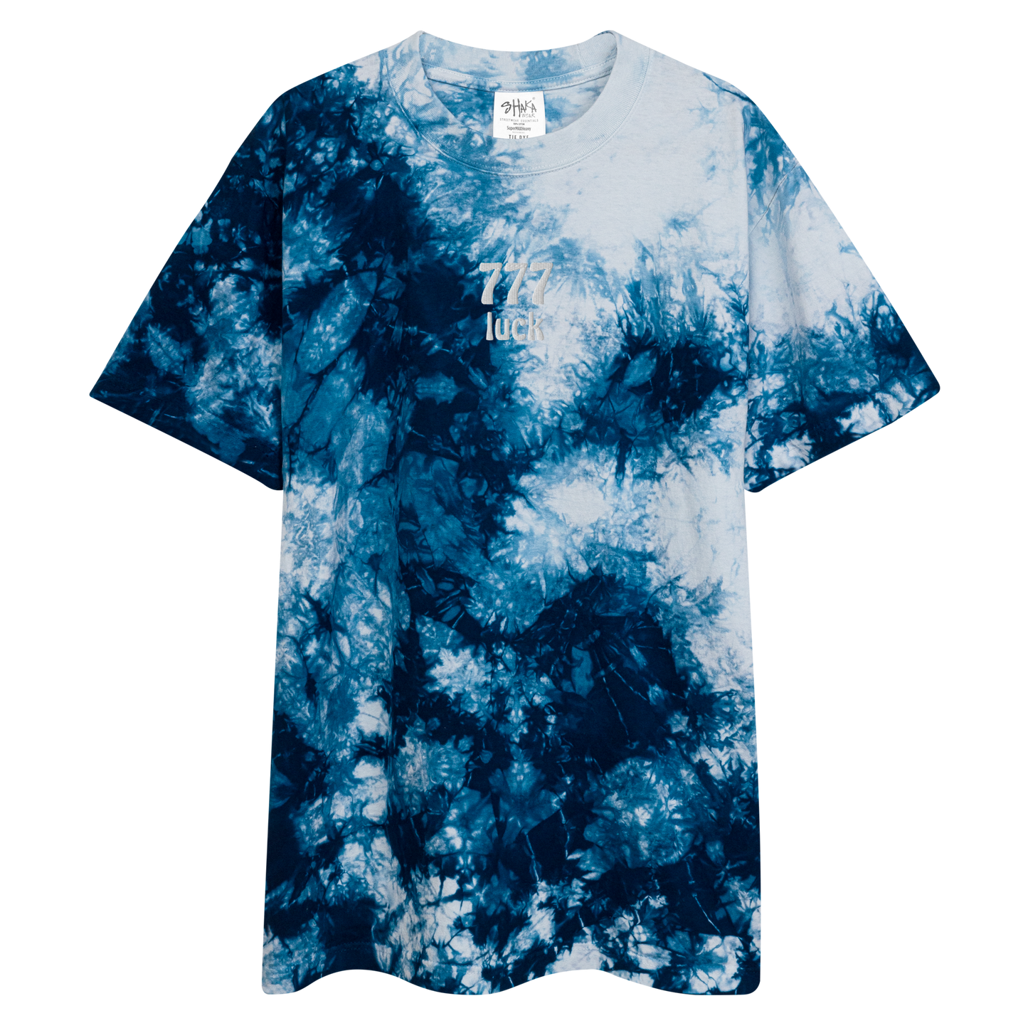 Angel Number Oversized T-Shirt Glacier Tie-dye