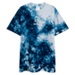 Angel Number Oversized T-Shirt Glacier Tie-dye