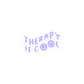 Therapy is Cool Sticker